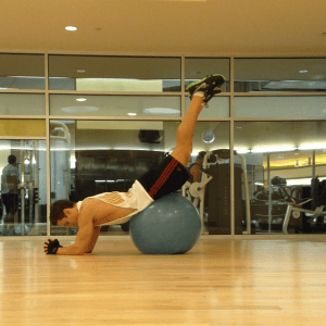 Reverse Back Hyperextension: Step 2